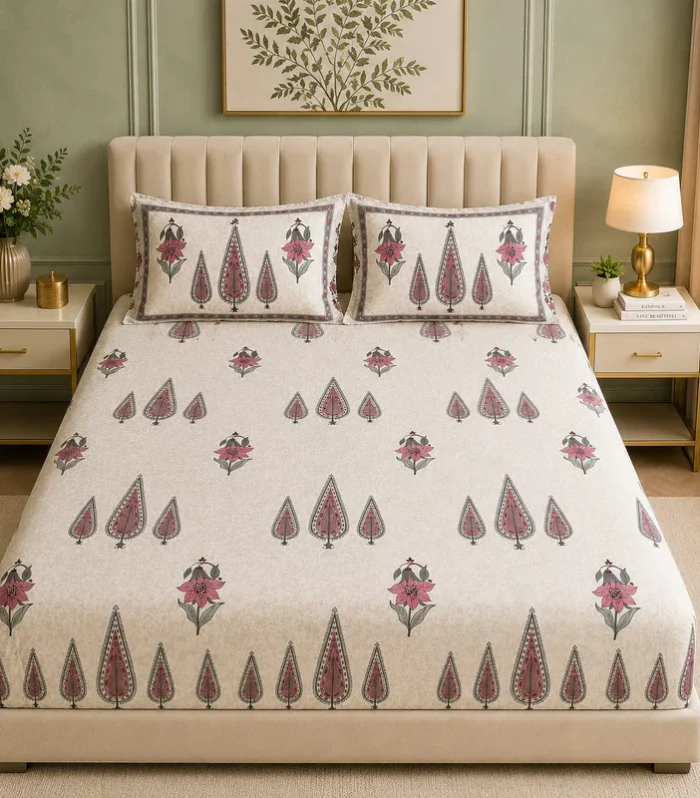 Rainbow Premium Fitted Bedsheet for Double Bed
